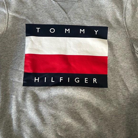 Tommy Hilfiger crewneck sweater with large logo - Picture 2 of 6